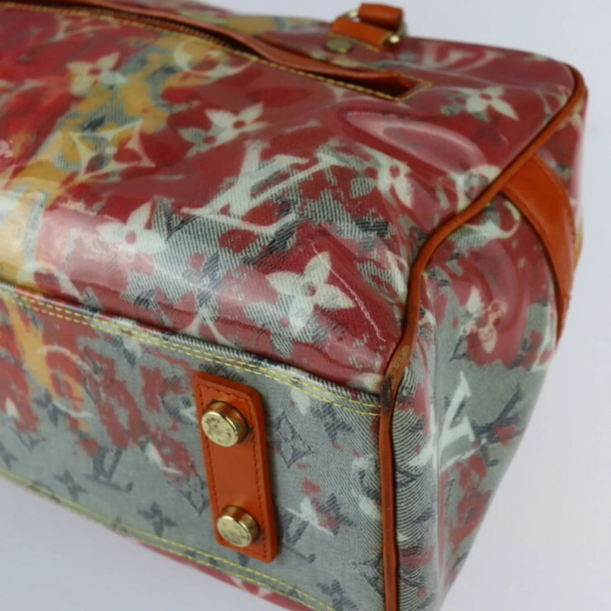 Pre-Owned Coated Canvas Leather Handbag S953756