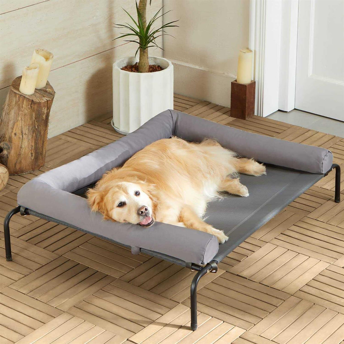 Large Elevated Cooling Dog Bed V321164