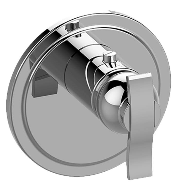 Thermostatic Trim Plate with Lever Handle in Olive Bronze U960