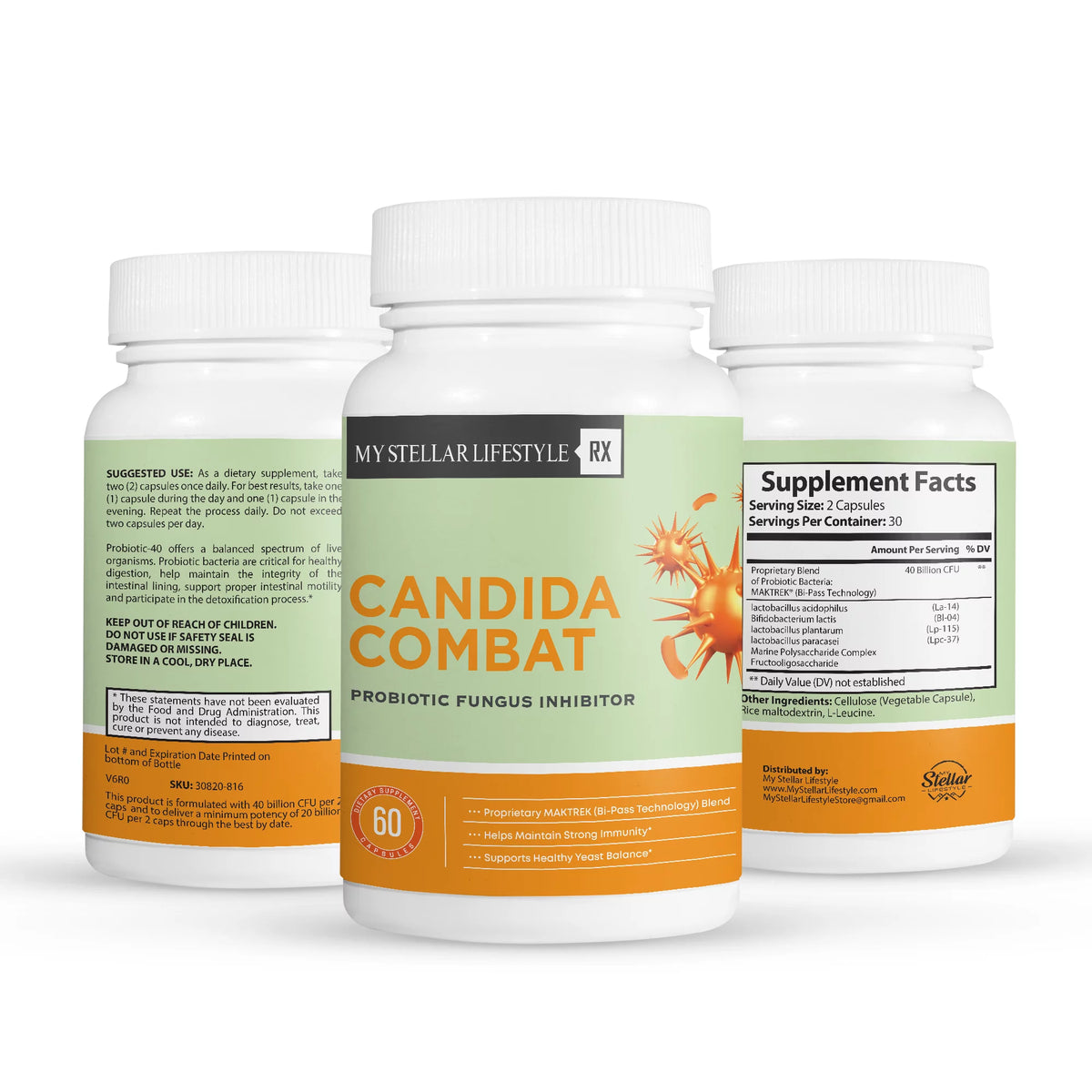 60 Capsules Probiotic M6576