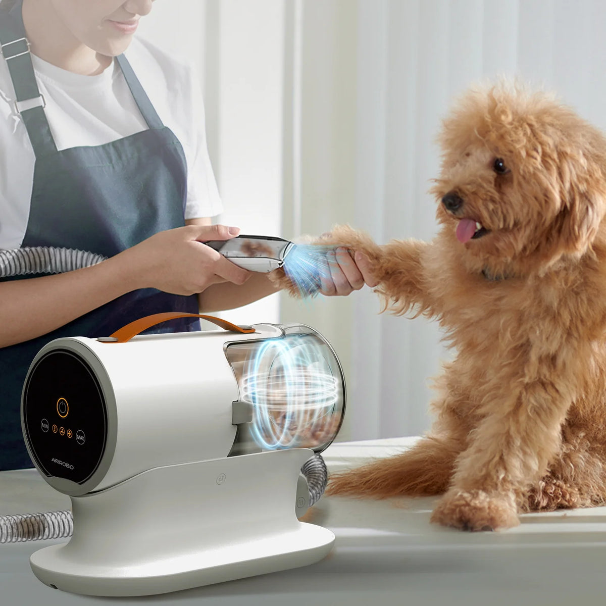 Pet Hair Grooming Vacuum with Grooming & Shedding Tools Z764413