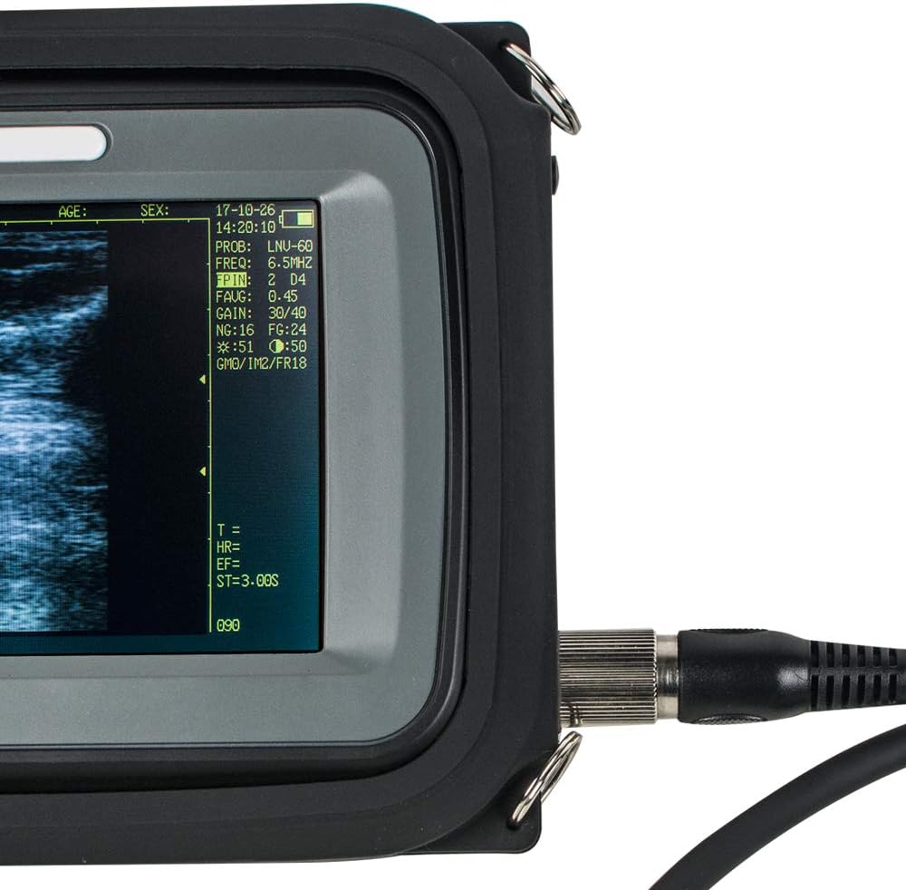 Portable Handheld Veterinary Digital Scanner with 6.5MHz Rectal Handle E551