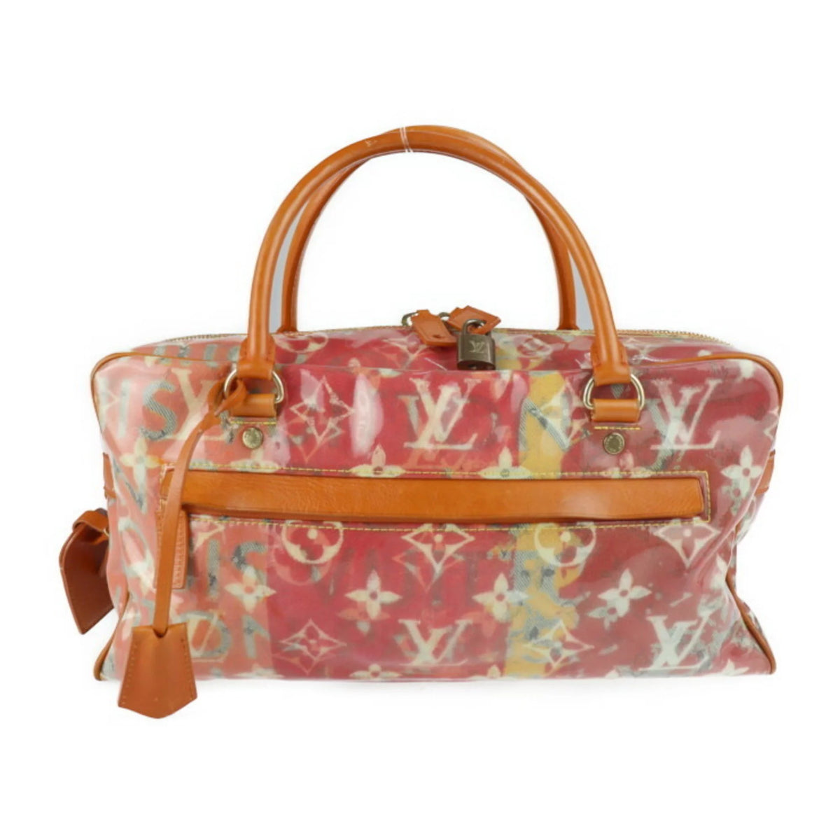 Pre-Owned Coated Canvas Leather Handbag S953756