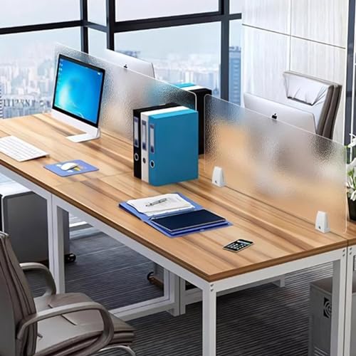 Acrylic Free Standing Privacy Screen, 80x30cm Q520055