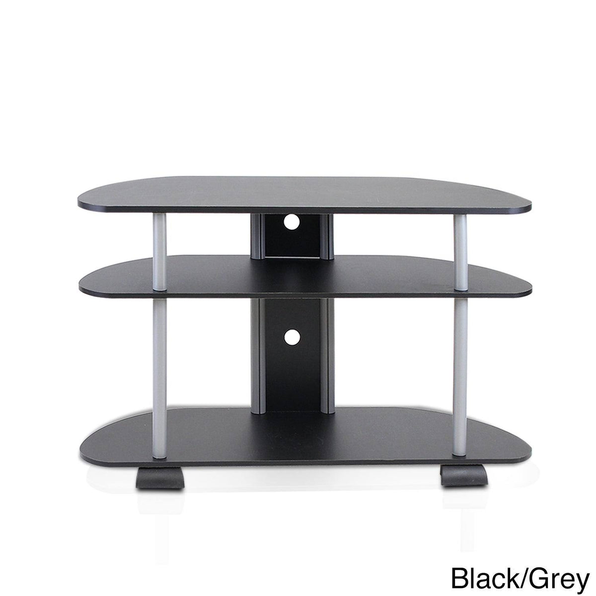 Black/Grey 3-Tier TV Entertainment Center G337493