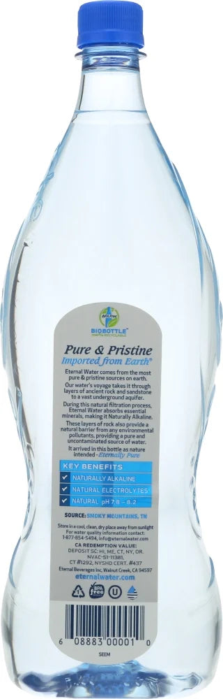 Naturally Alkaline Spring Water - Case of 12 - 1.5 Liter J970112