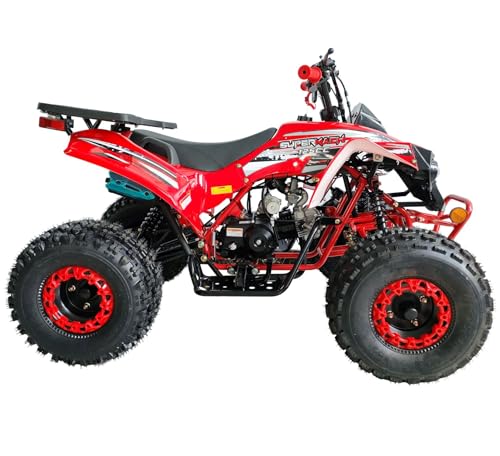 125cc ATV with Reverse Double Headlights Led Gas 4 Wheeler (Green) - Extra Large E285072