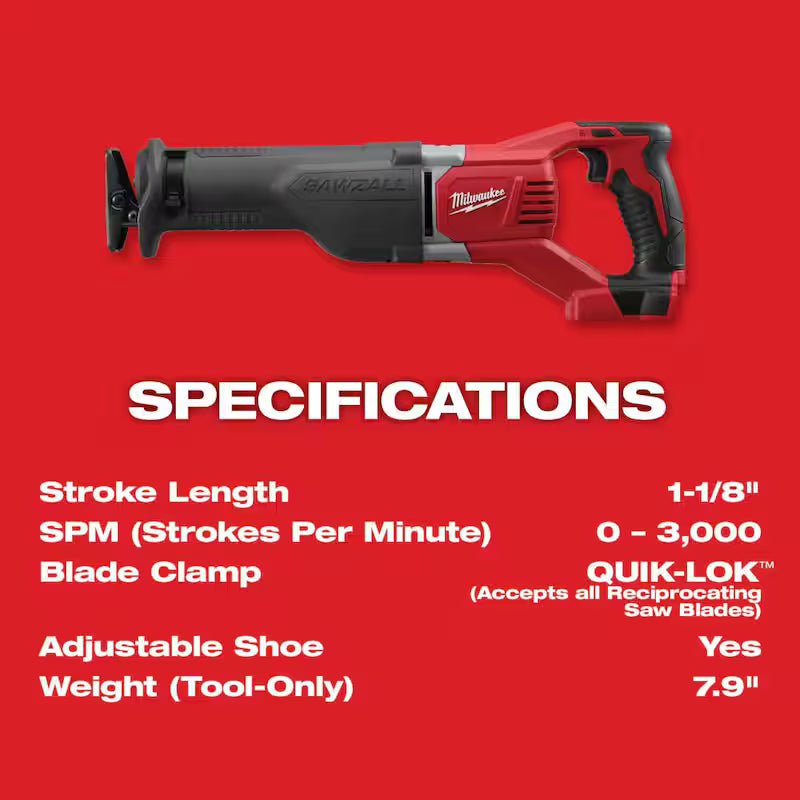 18V Cordless Reciprocating Saw I585