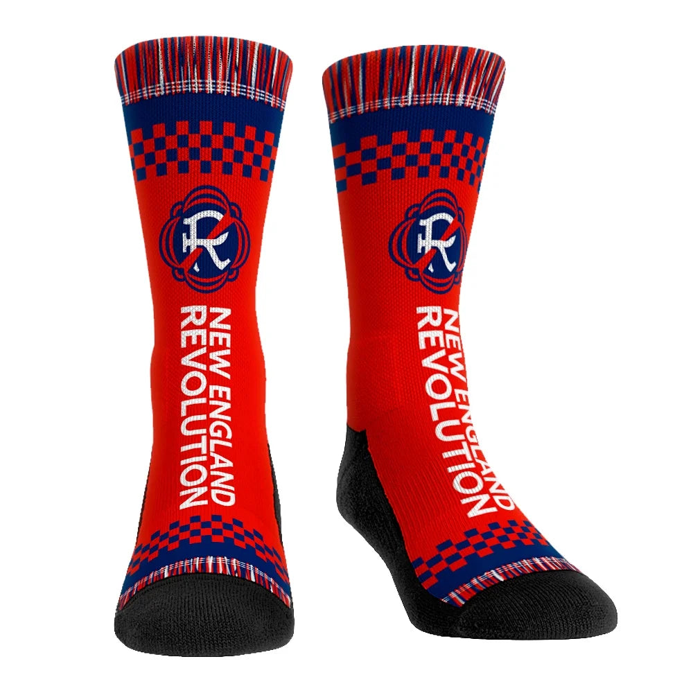 New England Revolution Three-Pack Crew Socks Set X8151
