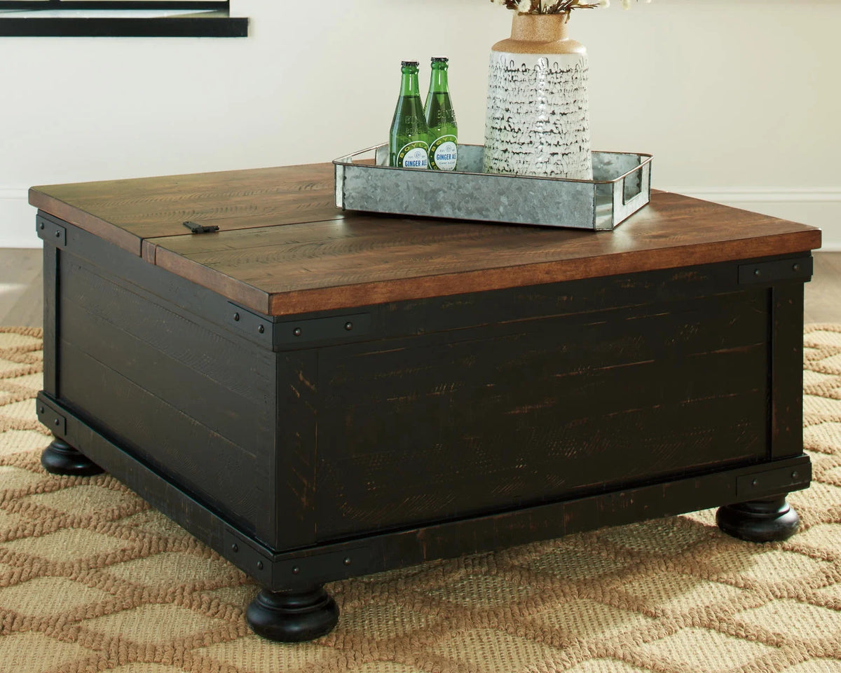 Black/Brown Lift Top Coffee Table G4236