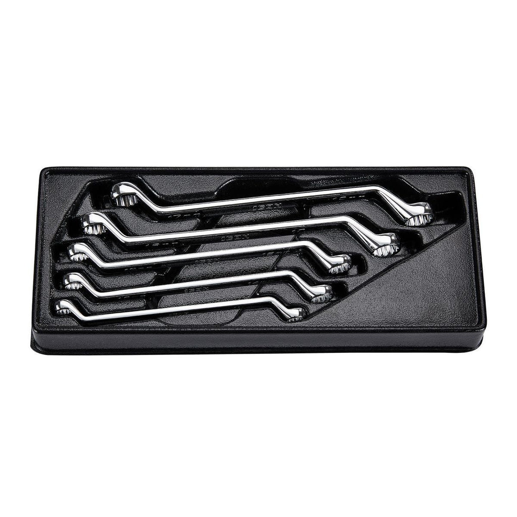 Metric Offset Box Wrench Set, 5 Piece T762
