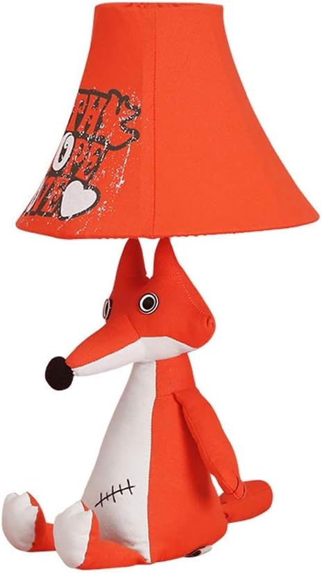 Pink Cartoon Fox Desk Lamp 50cm Warm Bedside Lamp Y50947
