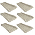 Light Taupe Rain Gutter Downspout Splash Block 6 Pack I745
