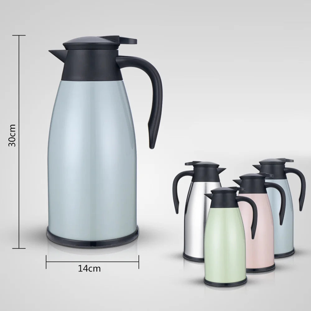 Stainless Steel Insulation Bottle Double Walled Flask 2L T6353