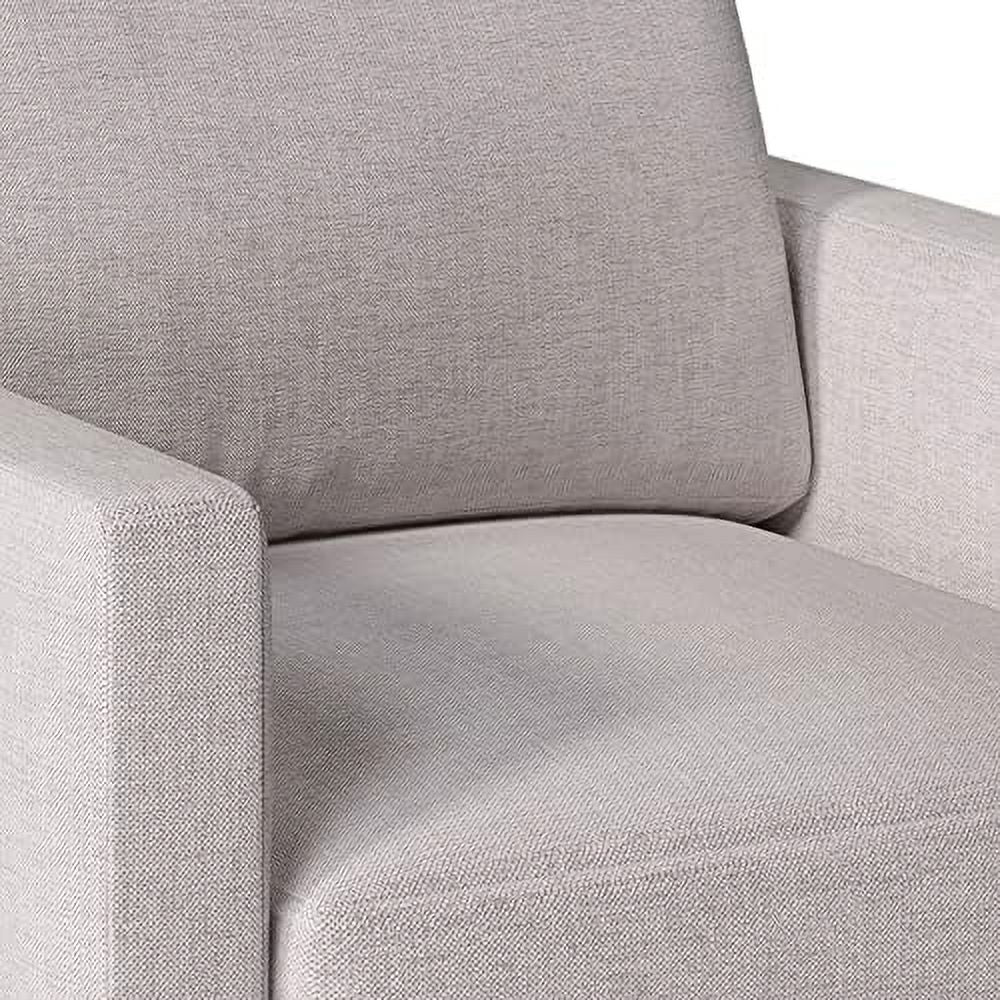 Blue Linen Tufted Recliner Single Sofa O715634