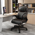 Black PU Leather Ergonomic High Back Swivel Office Chair L2420