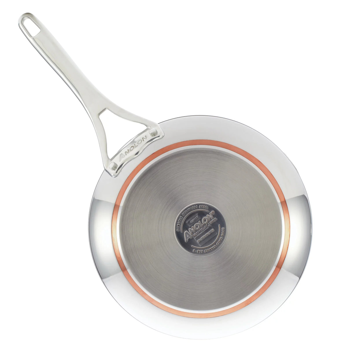 8" and 9.5" Stainless Steel Frying Pan Set Y3768