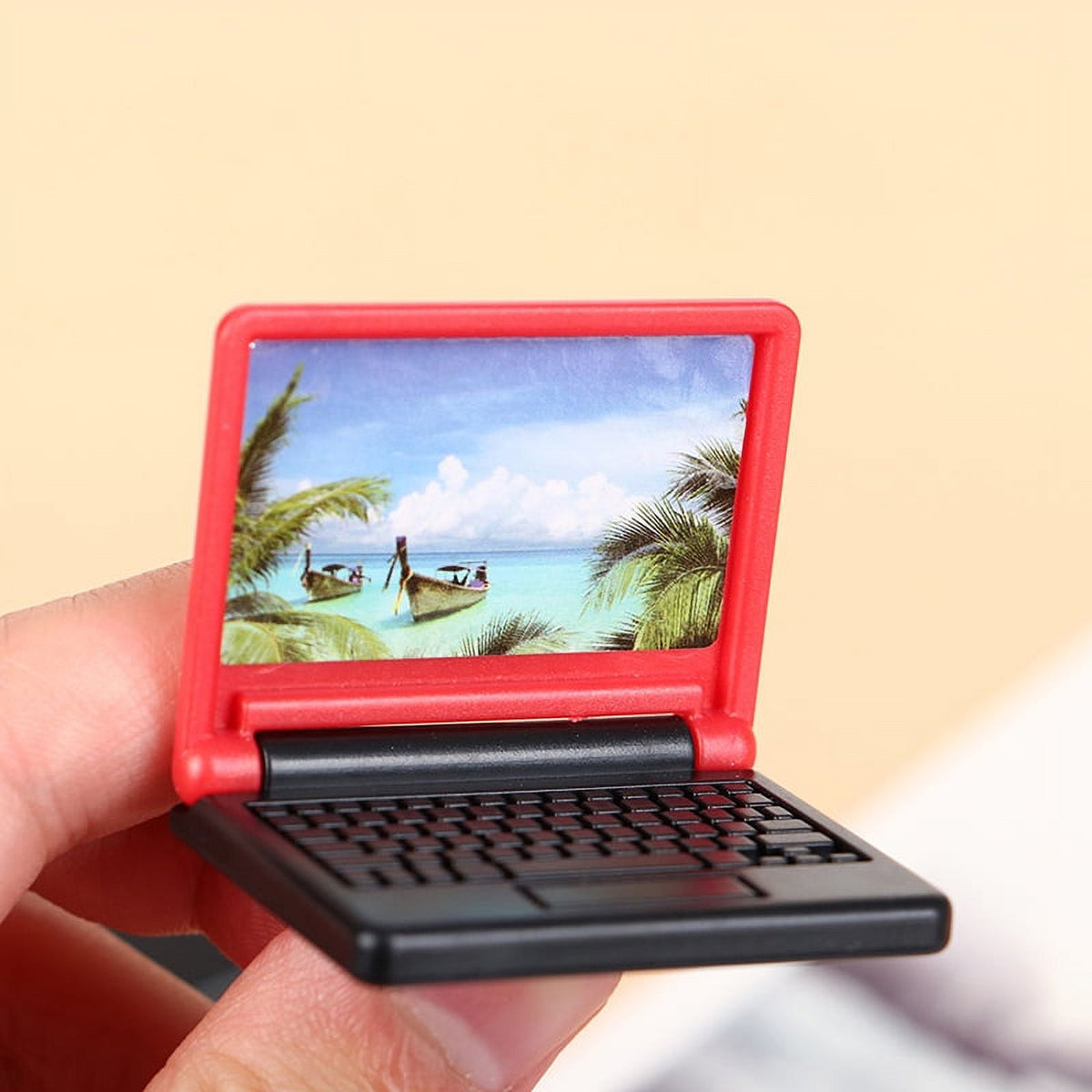2pcs Dollhouse Miniature Modern Computer Furniture O412