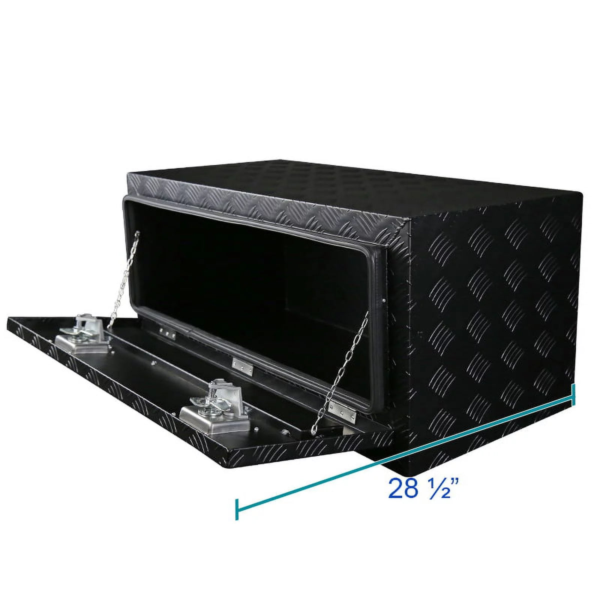 Aluminum Truck Bed Storage Tool Box with Lock D924447