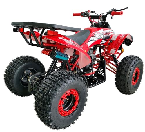 125cc ATV with Reverse Double Headlights Led Gas 4 Wheeler (Green) - Extra Large E285072