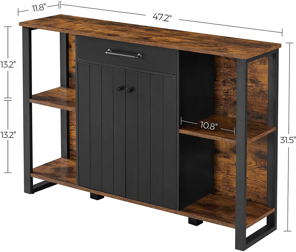 Buffet Cabinet with Drawer Shelves Door A79204