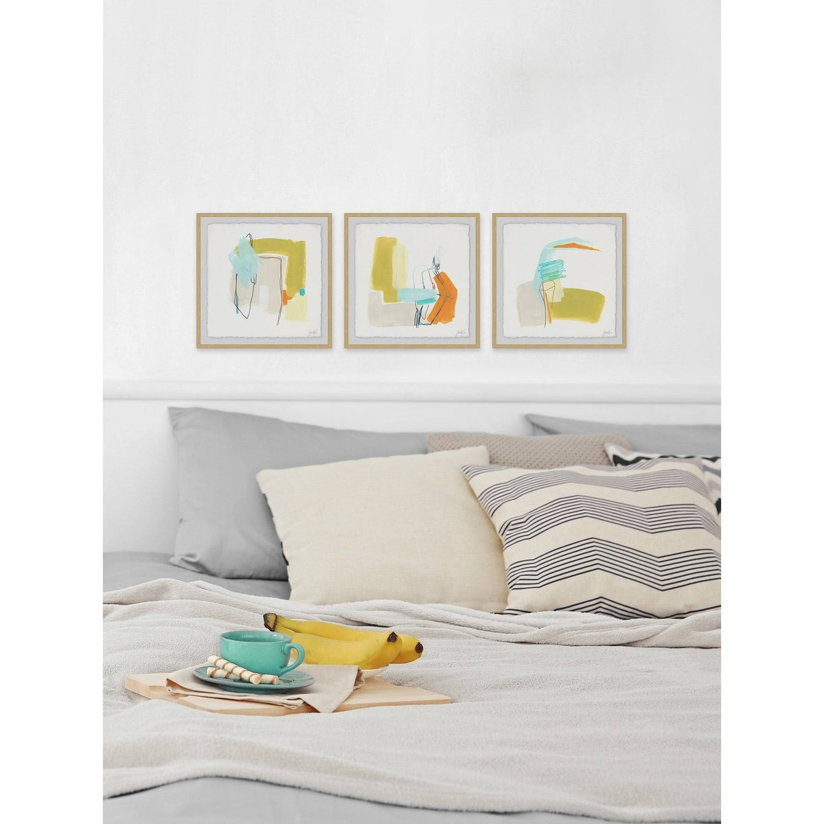 24 inch x 72 inch Triptych O270
