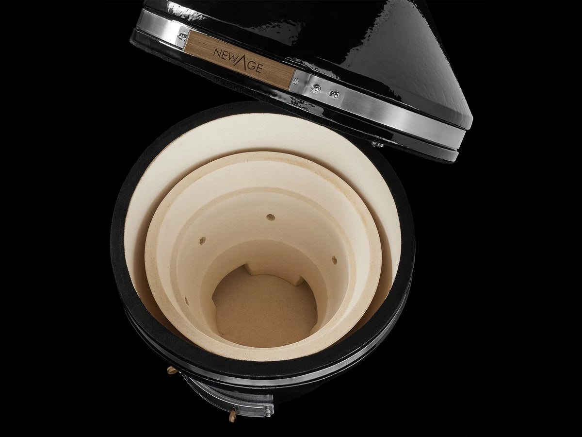 Black 22 in. Kamado Grill L727
