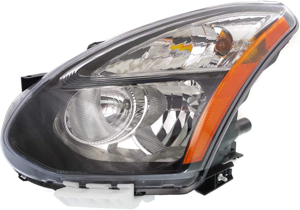 Black Halogen Headlight Pair for Nissan Rogue 2014 2015 T61317