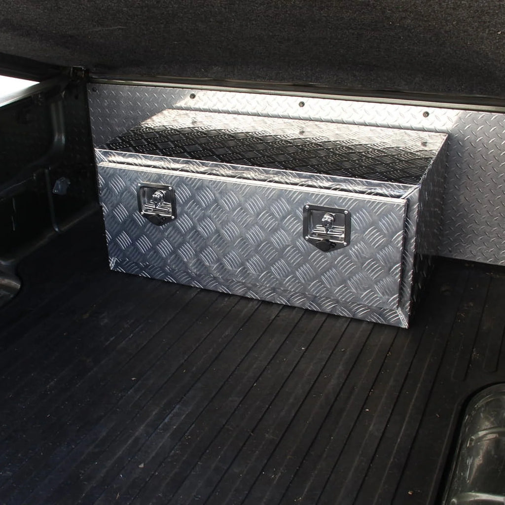 Aluminum Truck Bed Storage Tool Box with Lock D924447