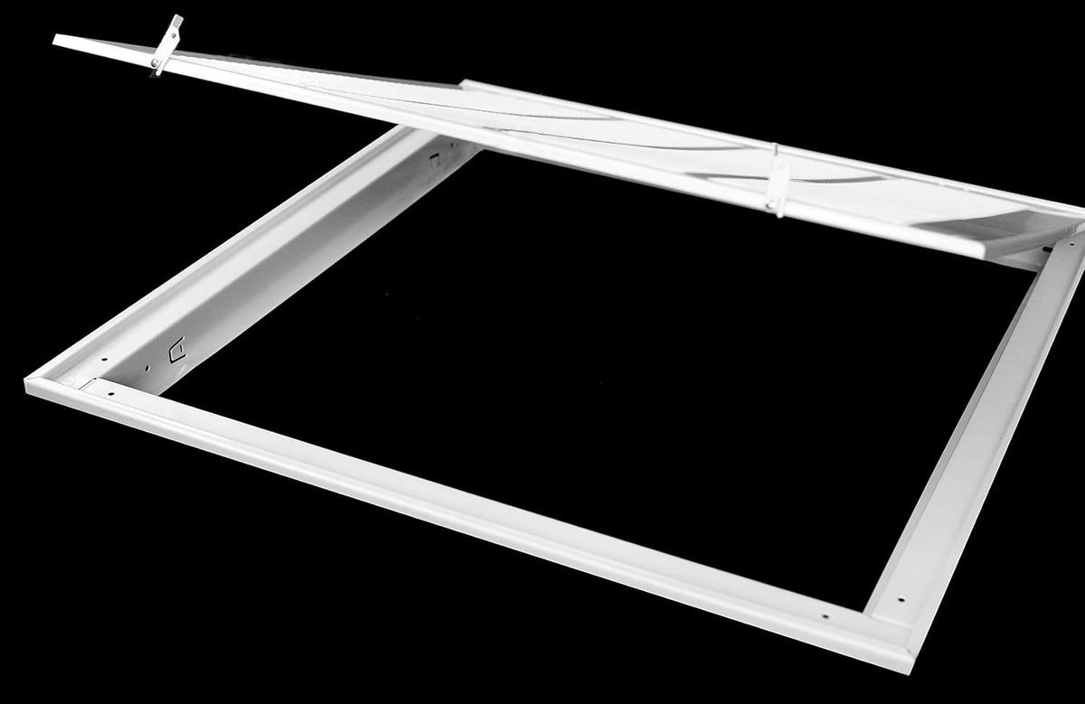 Steel Return Air Filter Grille for 1" Filter - Fixed Hinged - White Q805527