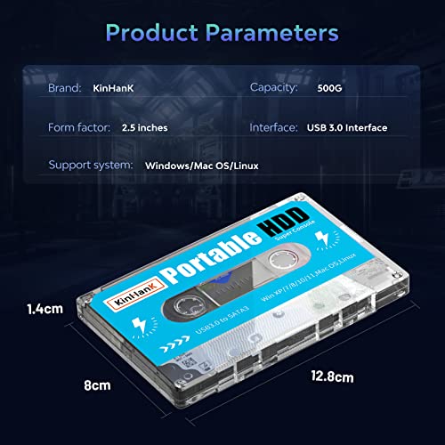 500G Portable Game Drive with 110,000+ Games A9624