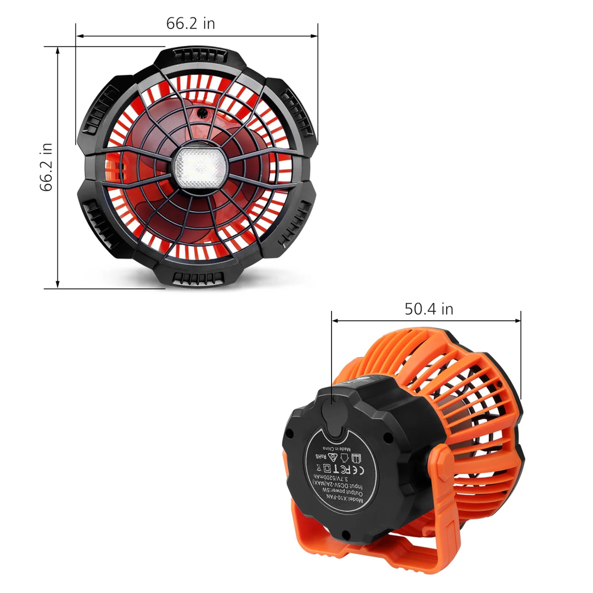 2-in-1 Camping Fan Lantern Power Bank P39810