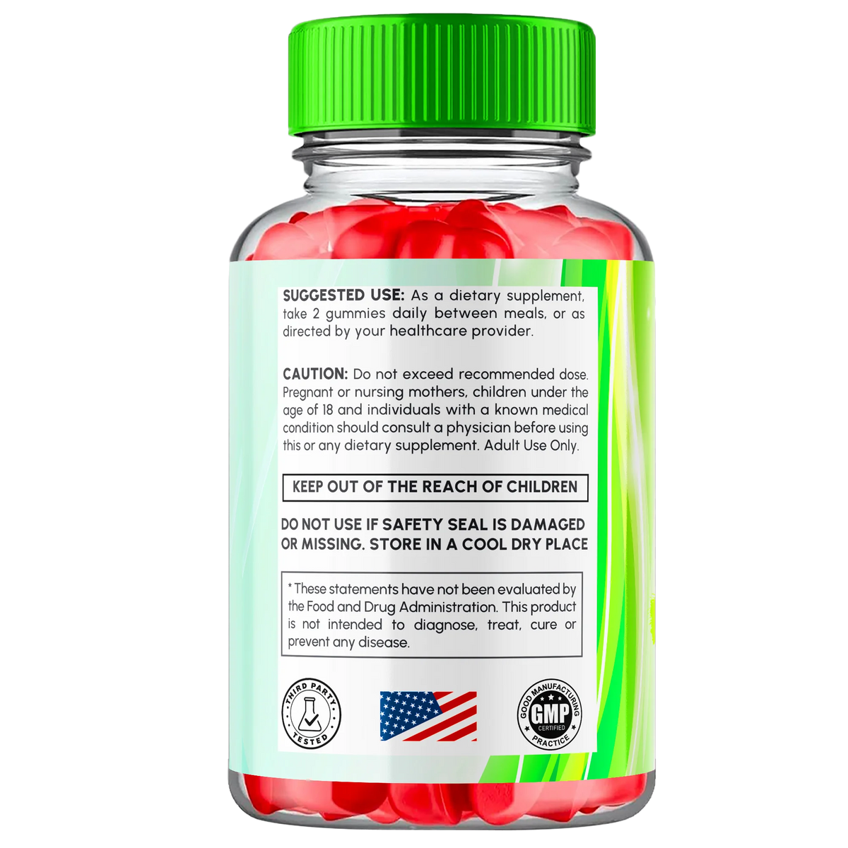 Apple Cider Vinegar Gummies with Folic Acid 300 Gummies N57365
