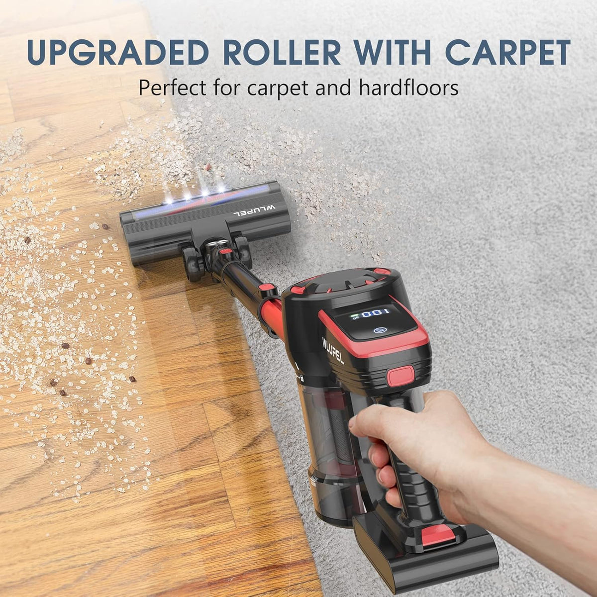 Cordless Stick Vacuum Cleaner, 25KPA, Lightweight Handheld B945