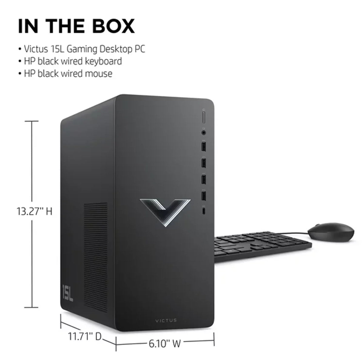 Gaming Tower Desktop, Ryzen 5 5600G, RX 6400, 16GB RAM, 1TB SSD N4744