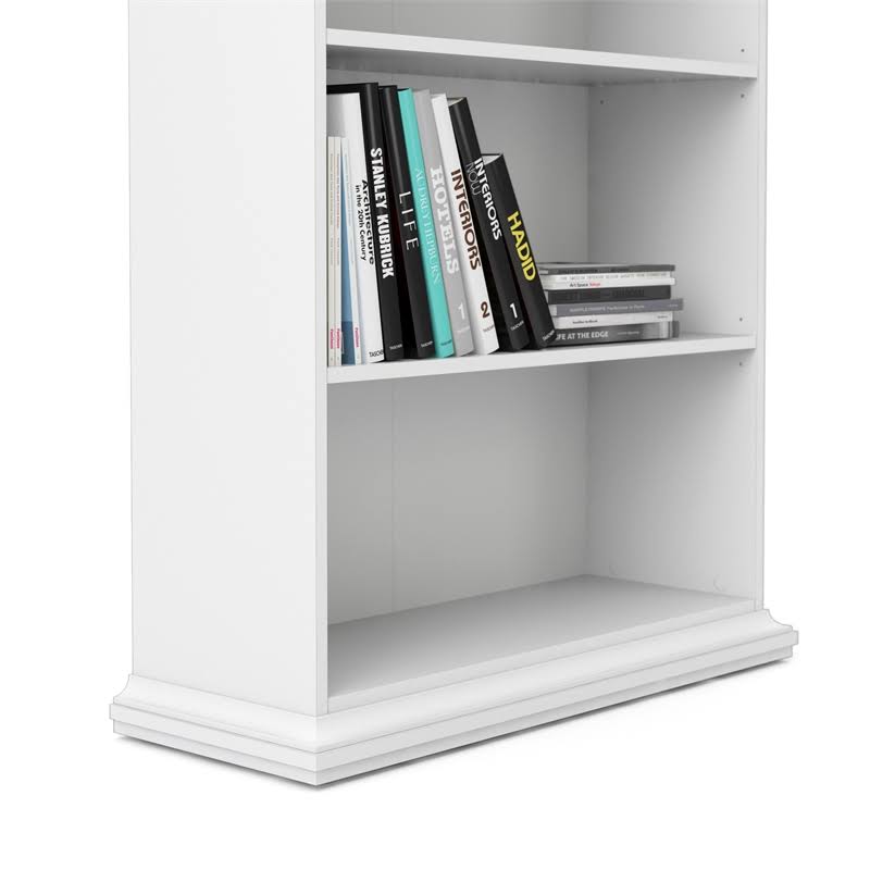 White 5 Shelf Bookcase Q667275