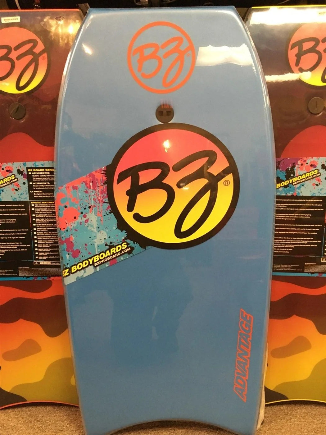 42.5 Inch Boogie Surfing Bodyboard with Leash T32402
