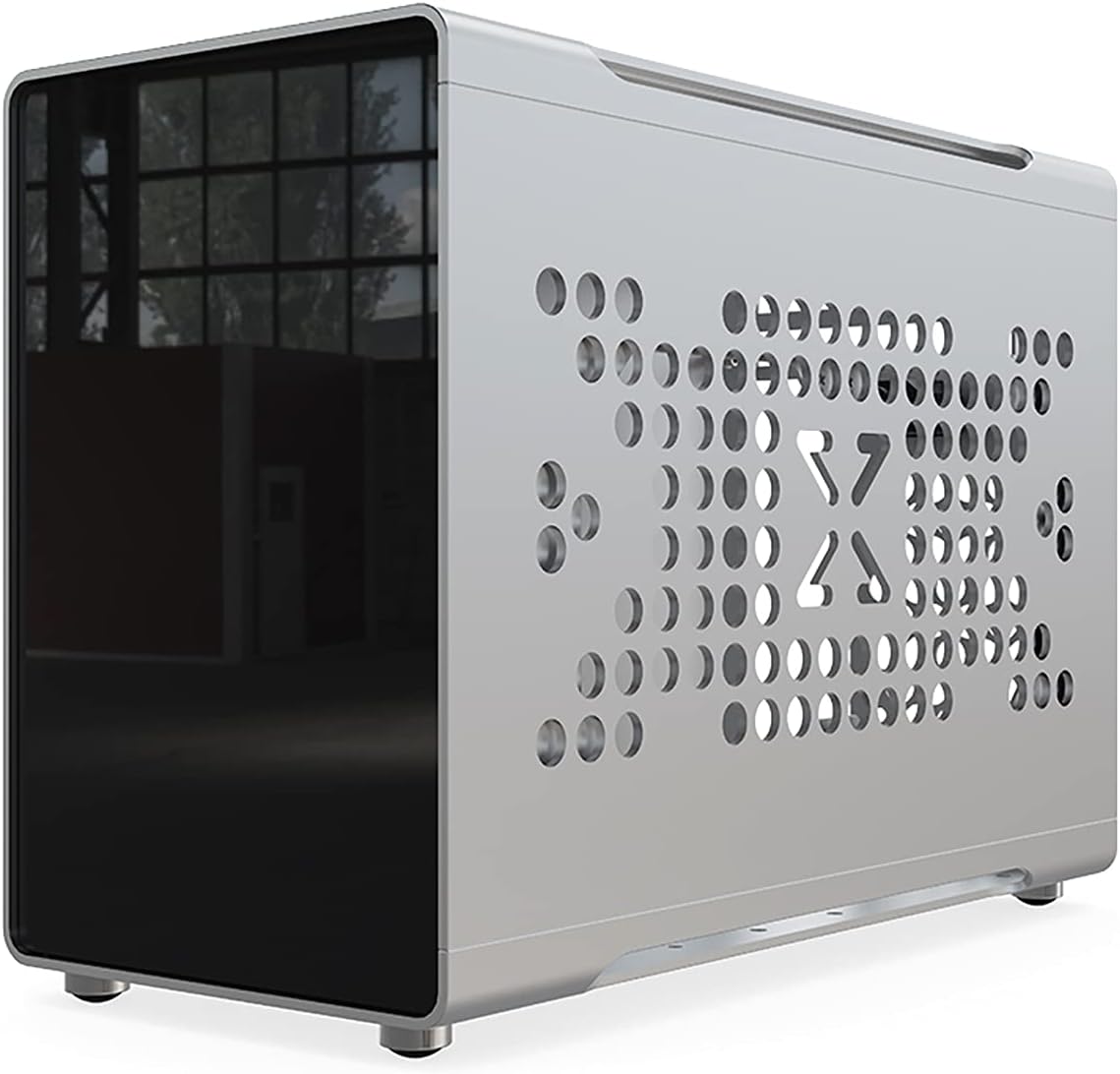 Mini ITX Aluminum Computer Case with Tempered Glass M880837