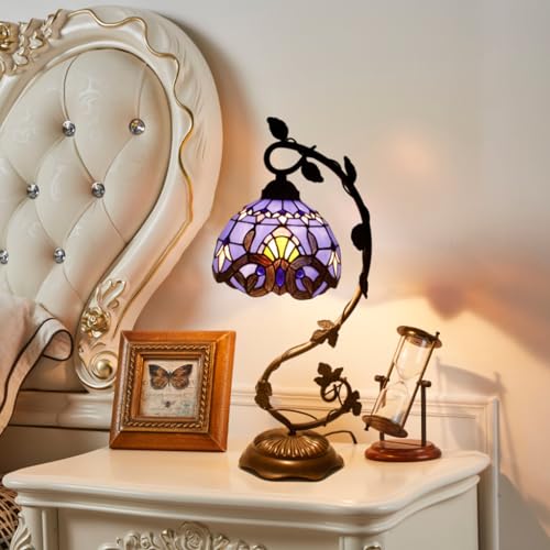 8 Inch Stained Glass Table Lamp E13864