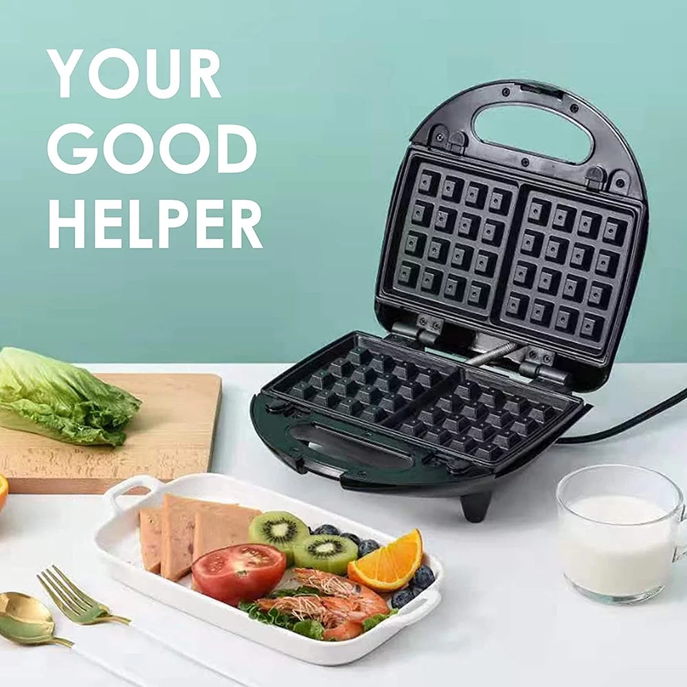 Stainless Steel Breakfast Sandwich and Waffle Maker G5527