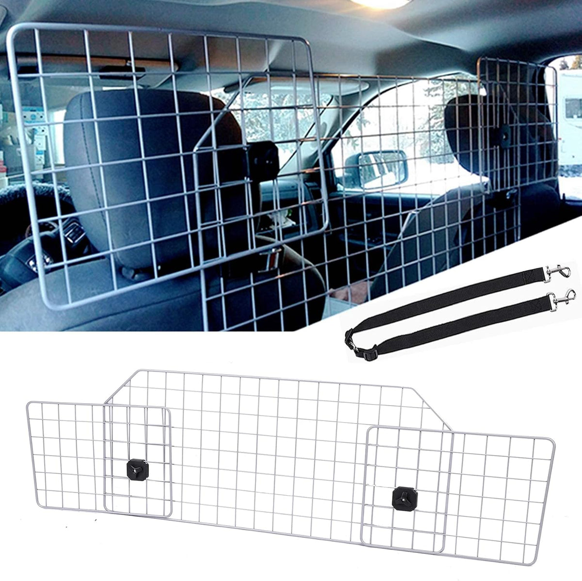 Heavy-Duty Adjustable Wire Mesh Pet Barrier X826351