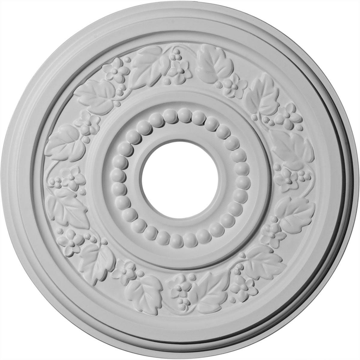 Ceiling Medallion, Hand-Painted Stone Hearth U296