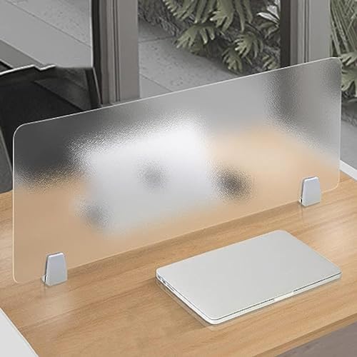 Acrylic Free Standing Privacy Screen, 80x30cm Q520055