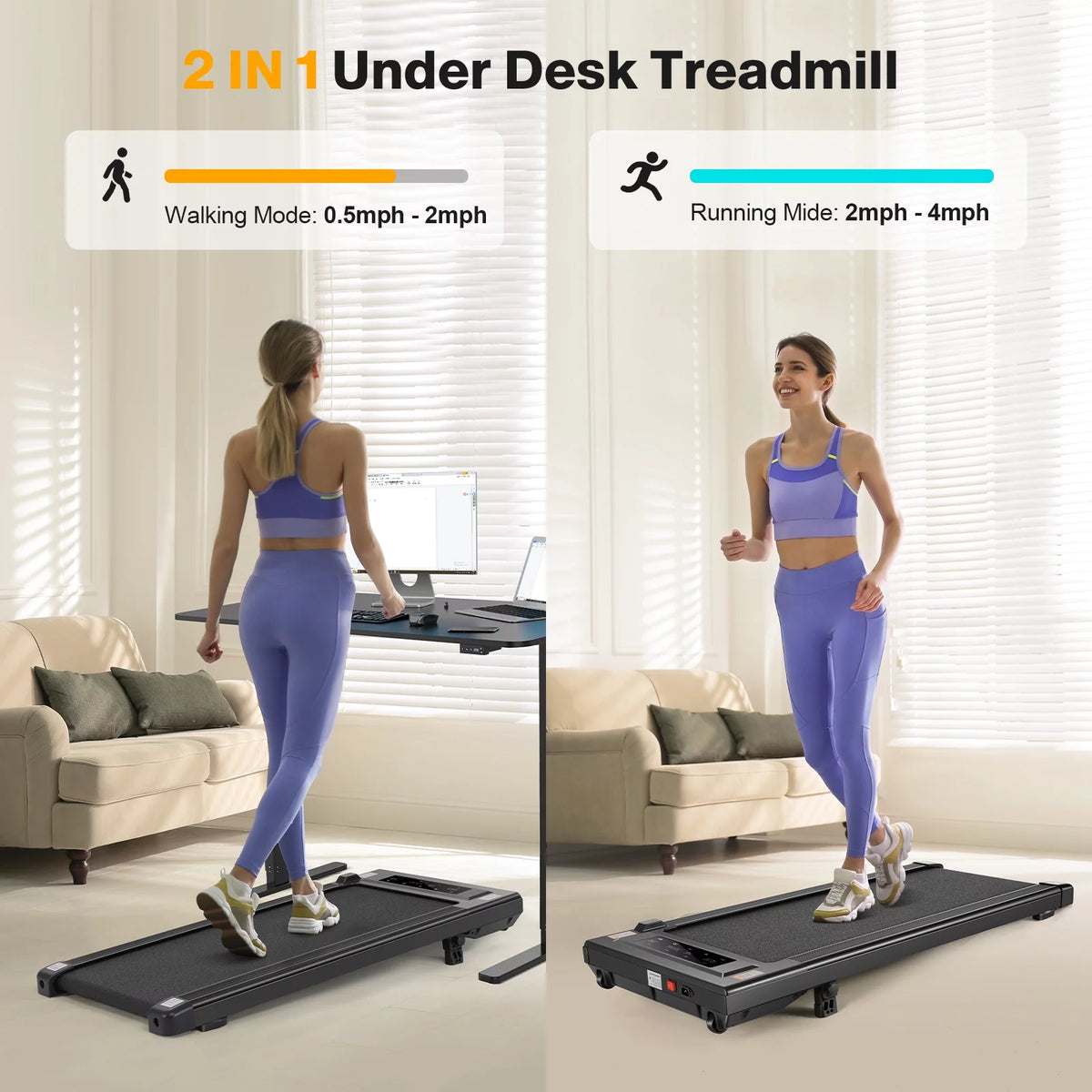 2.5HP Incline Compact Treadmill Z518