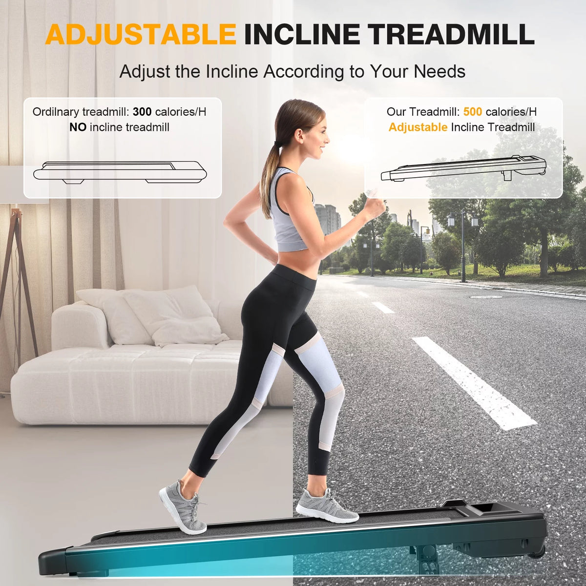 2.5HP Incline Compact Treadmill Z518