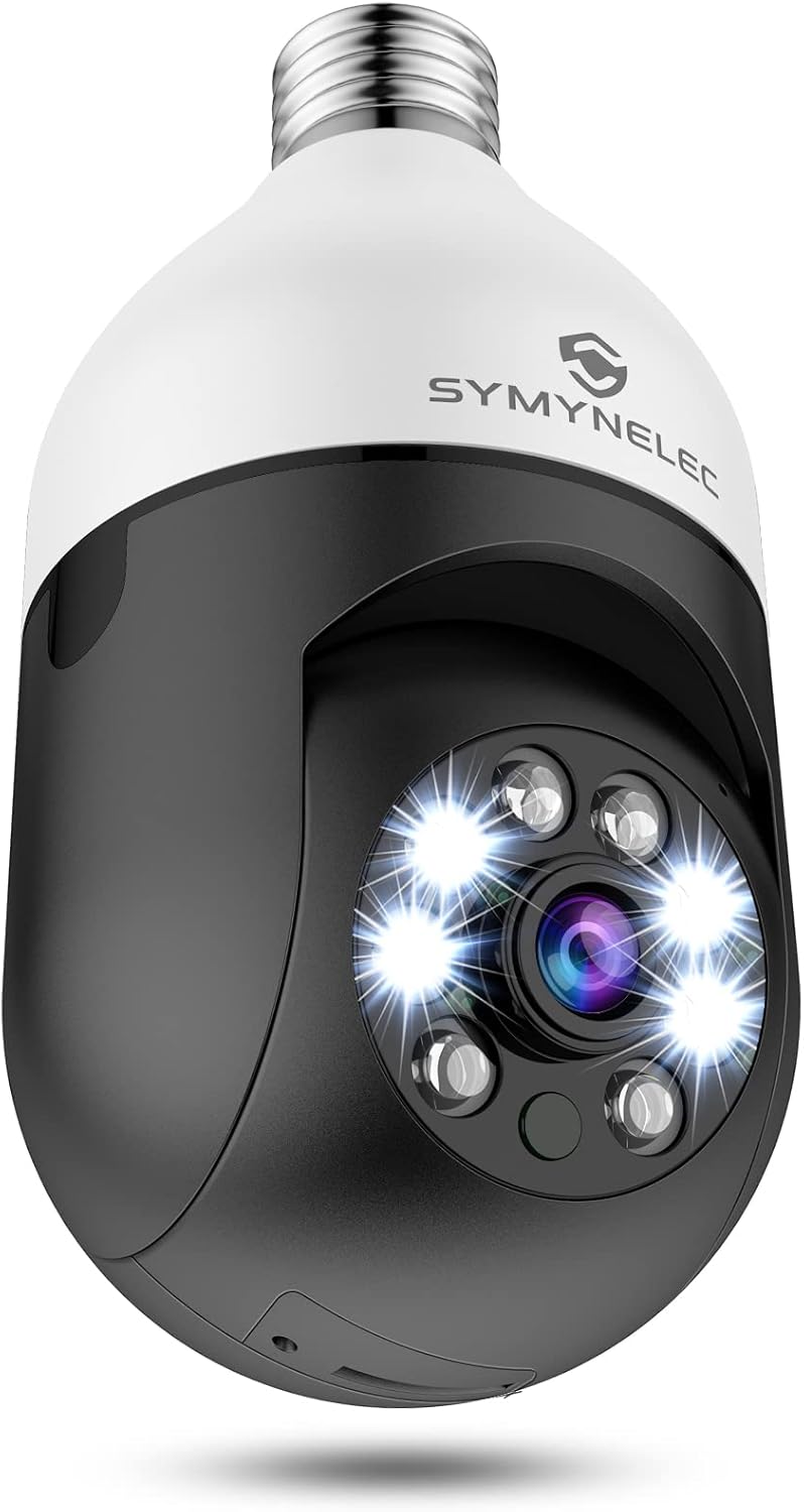 360 Degree Pan Tilt 1080P WiFi Security Camera O370442