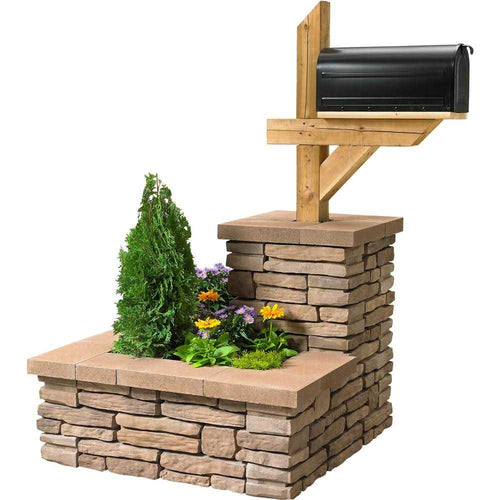 12-in L x 4-in H x 5.75-in D Concrete Retaining Wall Block Y4327