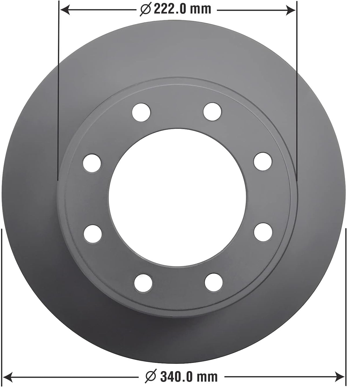 Rear Brake Rotor for Ford F250 & F350 Super Duty F5336