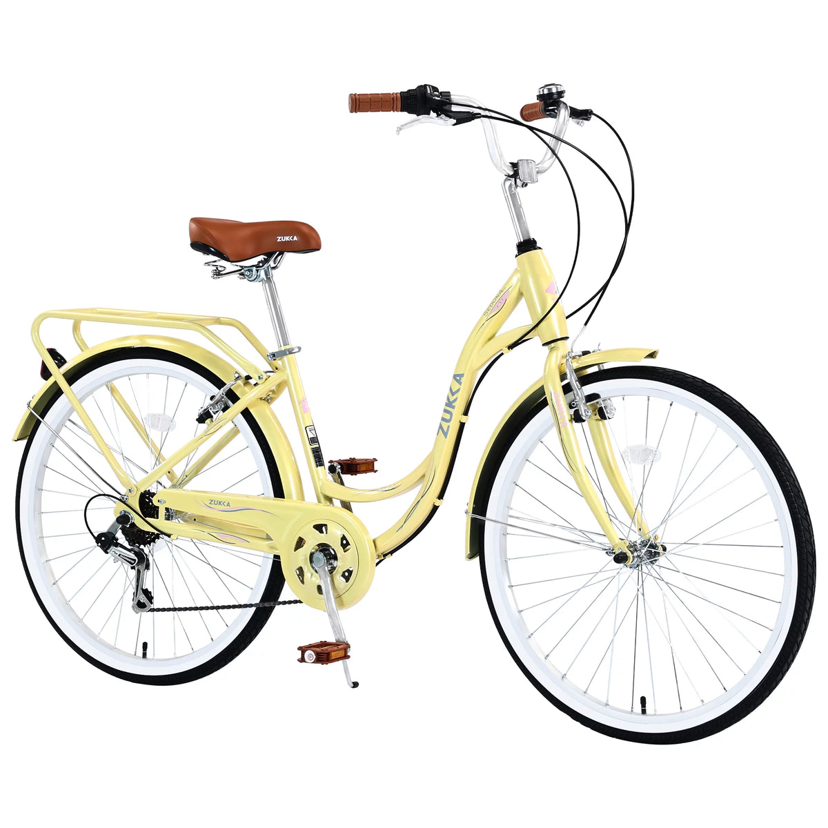 26-Inch 7-Speed Steel Frame Beach Cruiser Bike U771