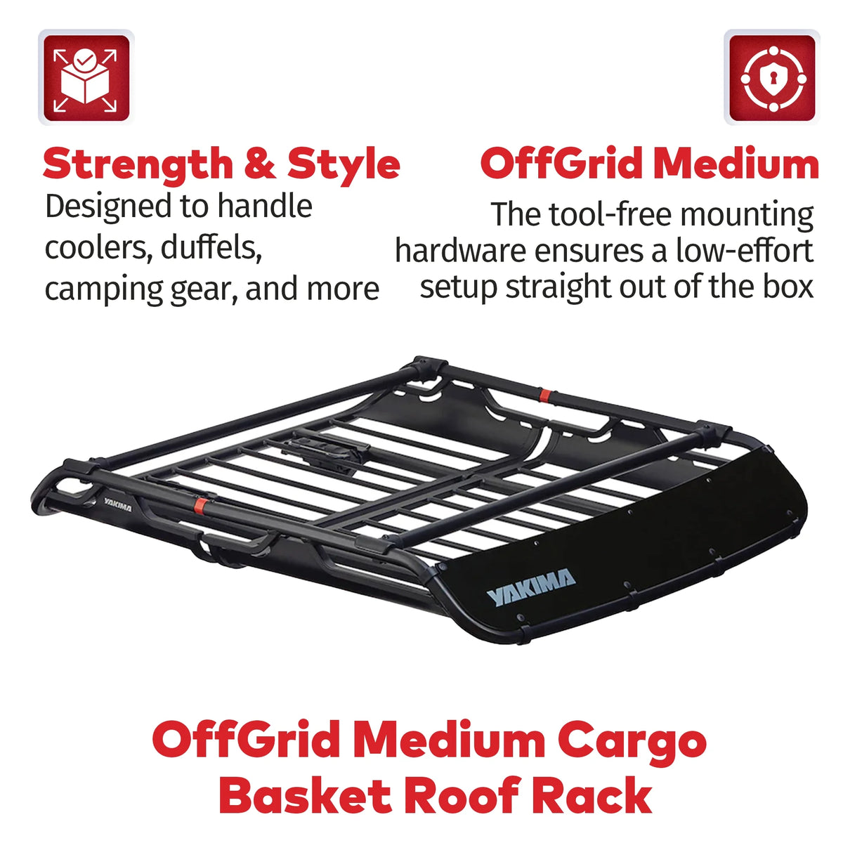 Cargo Basket Rack with Quick Release Mounting K422